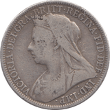 1901 FLORIN ( FINE ) - FLORIN - Cambridgeshire Coins