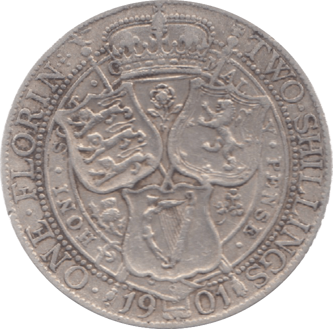 1901 FLORIN ( GF ) 6 - Florin - Cambridgeshire Coins