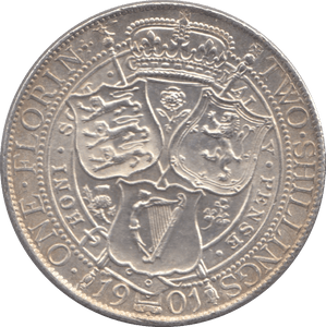 1901 FLORIN ( UNC ) - Florin - Cambridgeshire Coins