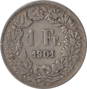 1901 FRANCE ONE FRANC - WORLD COINS - Cambridgeshire Coins