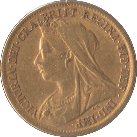 1901 GOLD HALF SOVEREIGN ( EF ) - Half Sovereign - Cambridgeshire Coins