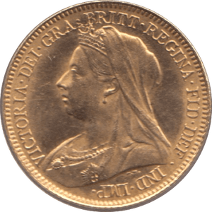 1901 GOLD HALF SOVEREIGN ( UNC ) - Half Sovereign - Cambridgeshire Coins