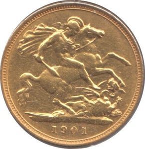 1901 GOLD HALF SOVEREIGN - Half Sovereign - Cambridgeshire Coins