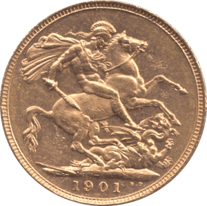 1901 GOLD SOVEREIGN ( AUNC ) - Sovereign - Cambridgeshire Coins