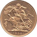 1901 GOLD SOVEREIGN ( AUNC ) - Sovereign - Cambridgeshire Coins