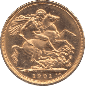 1901 GOLD SOVEREIGN ( AUNC ) - Sovereign - Cambridgeshire Coins
