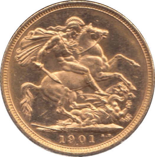 1901 GOLD SOVEREIGN ( AUNC ) - Sovereign - Cambridgeshire Coins
