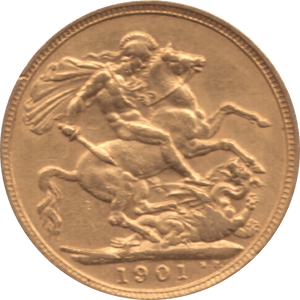 1901 GOLD SOVEREIGN ( EF ) London Mint - Sovereign - Cambridgeshire Coins