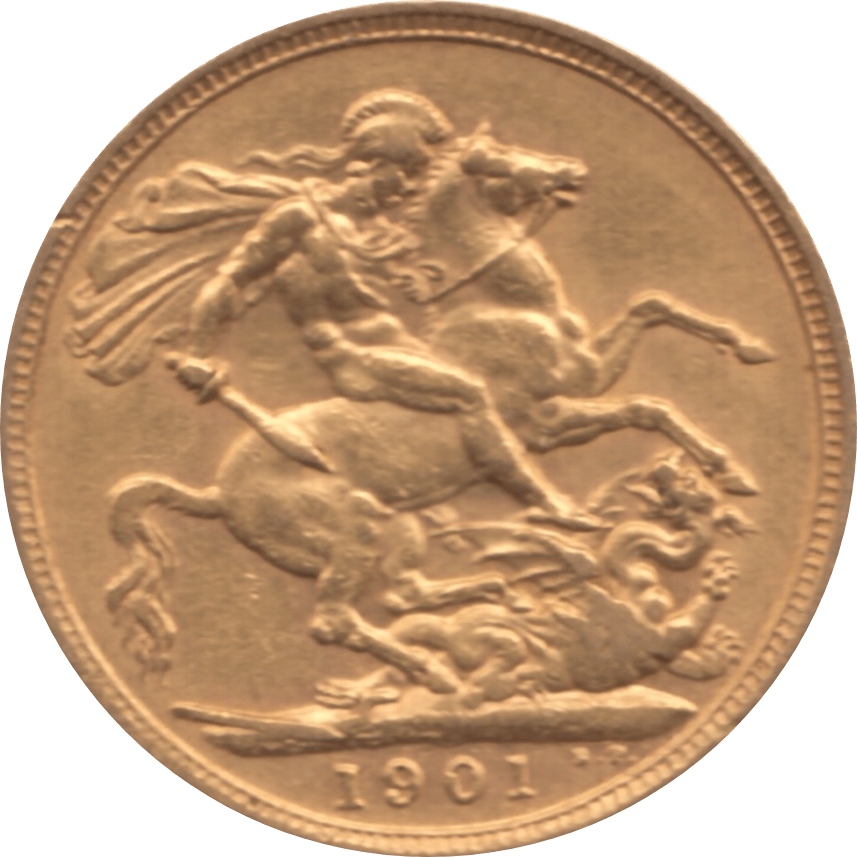 1901 GOLD SOVEREIGN ( EF ) London Mint - Sovereign - Cambridgeshire Coins