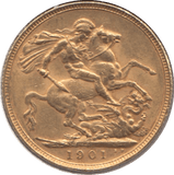 1901 GOLD SOVEREIGN ( GVF ) PRETORIA MINT - Sovereign - Cambridgeshire Coins