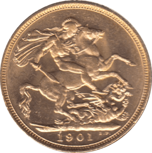 1901 GOLD SOVEREIGN ( UNC ) - Sovereign - Cambridgeshire Coins