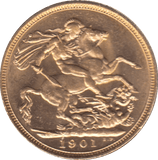 1901 GOLD SOVEREIGN ( UNC ) - Sovereign - Cambridgeshire Coins