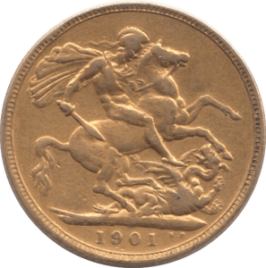 1901 GOLD SOVEREIGN ( VF ) - Sovereign - Cambridgeshire Coins