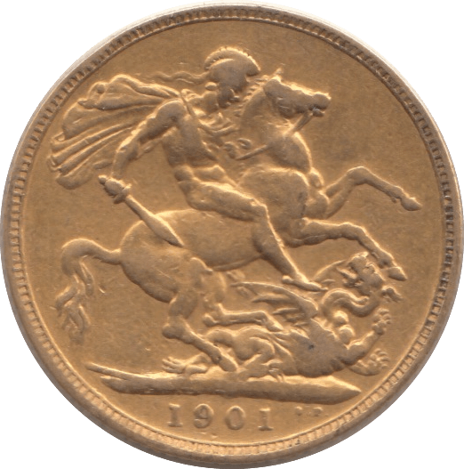 1901 GOLD SOVEREIGN ( VF ) - Sovereign - Cambridgeshire Coins