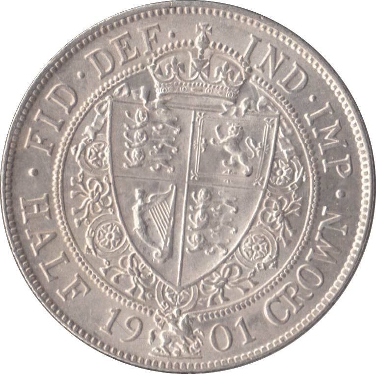 1901 HALFCROWN ( BU ) - Halfcrown - Cambridgeshire Coins