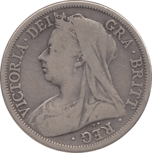 1901 HALFCROWN ( FINE ) - Halfcrown - Cambridgeshire Coins