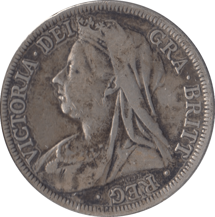 1901 HALFCROWN ( FINE ) - HALFCROWNS - Cambridgeshire Coins