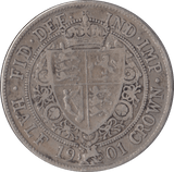 1901 HALFCROWN ( FINE ) - HALFCROWNS - Cambridgeshire Coins