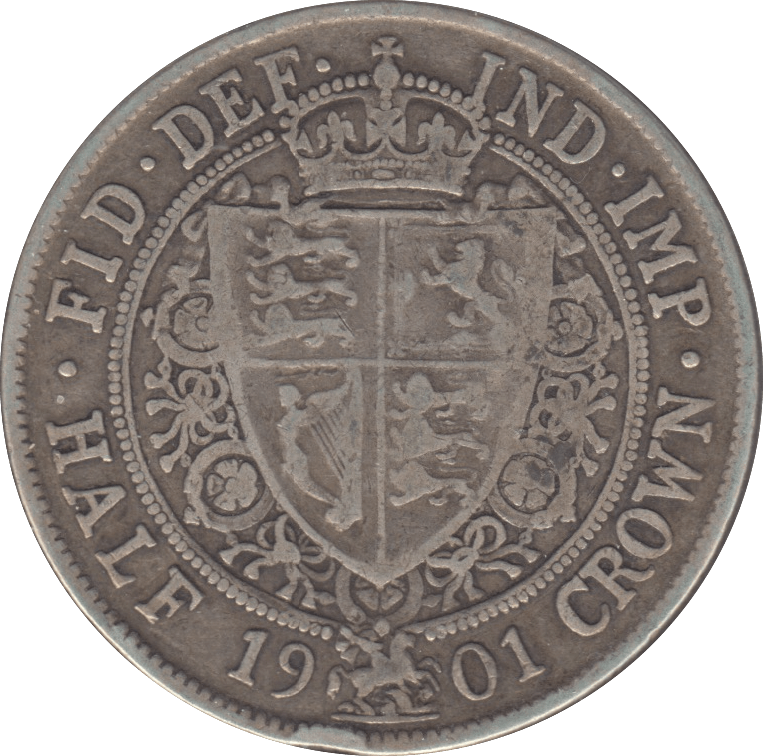 1901 HALFCROWN ( GF ) 7 - Halfcrown - Cambridgeshire Coins