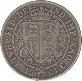 1901 HALFCROWN ( GF ) 7 - Halfcrown - Cambridgeshire Coins