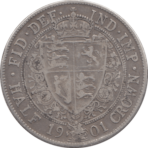 1901 HALFCROWN ( GF ) - HALFCROWN - Cambridgeshire Coins