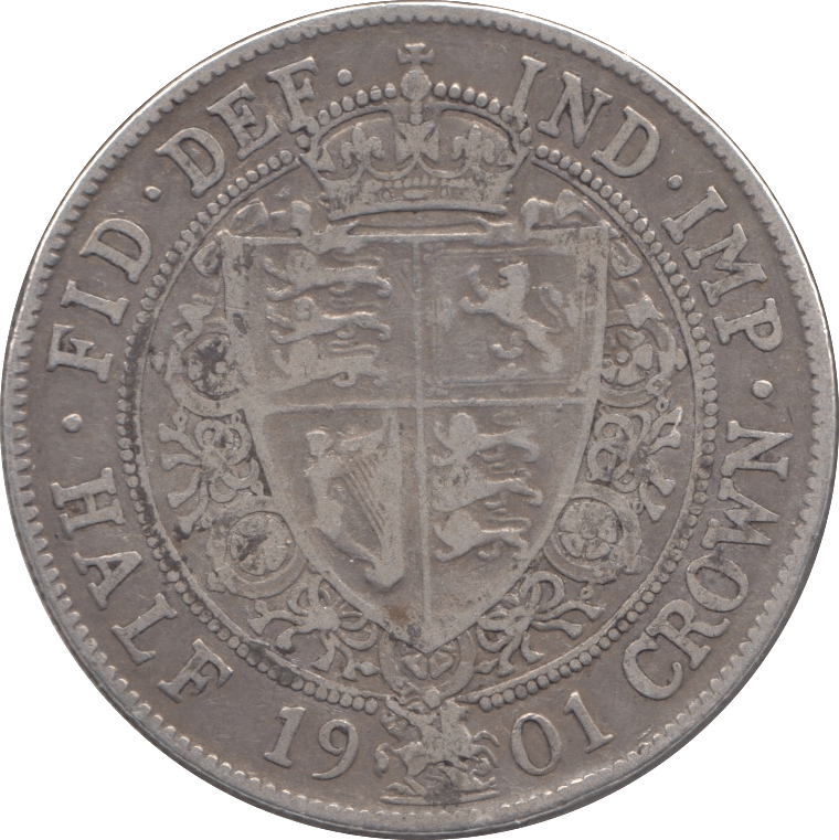 1901 HALFCROWN ( GF ) - HALFCROWN - Cambridgeshire Coins