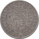 1901 HALFCROWN ( GF ) - HALFCROWN - Cambridgeshire Coins