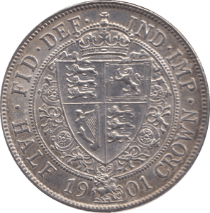 1901 HALFCROWN ( GVF ) 30 - Halfcrown - Cambridgeshire Coins
