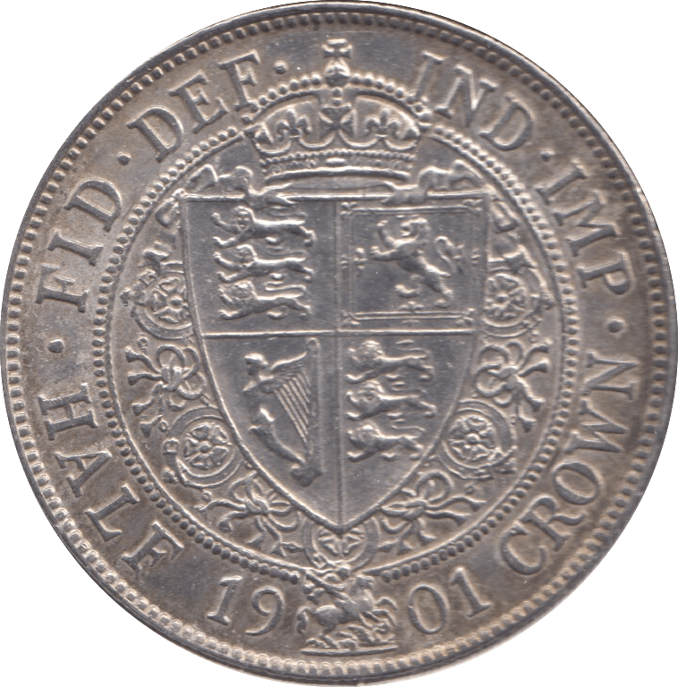 1901 HALFCROWN ( GVF ) 30 - Halfcrown - Cambridgeshire Coins