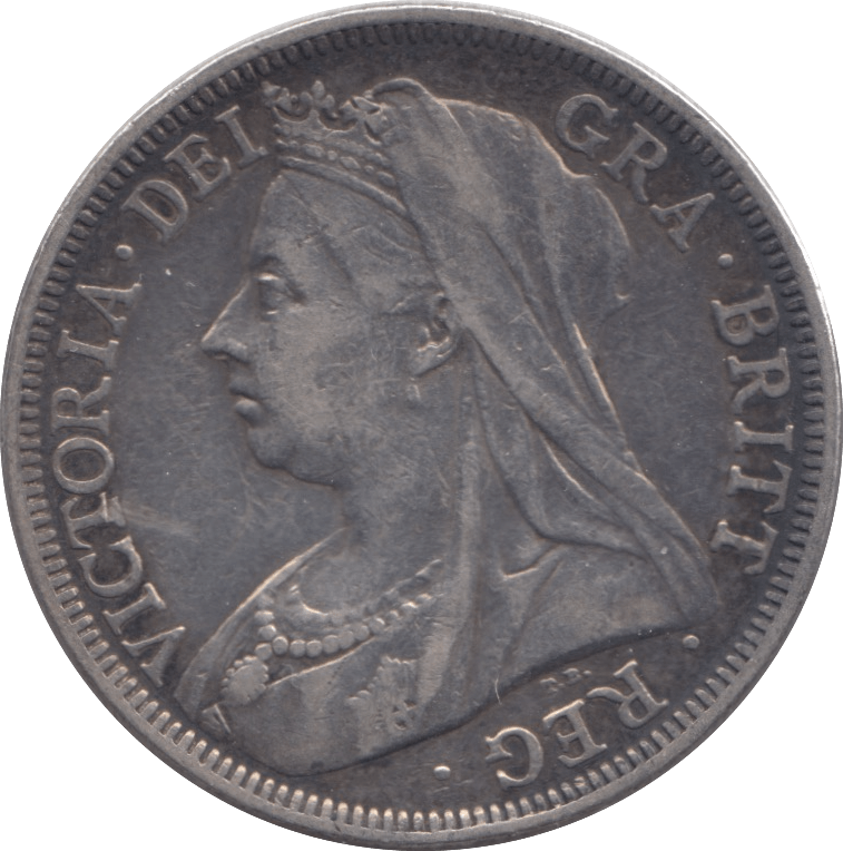 1901 HALFCROWN ( GVF ) - Halfcrown - Cambridgeshire Coins