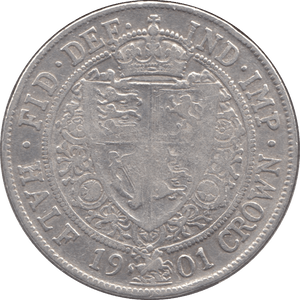 1901 HALFCROWN ( NF ) - HALFCROWN - Cambridgeshire Coins