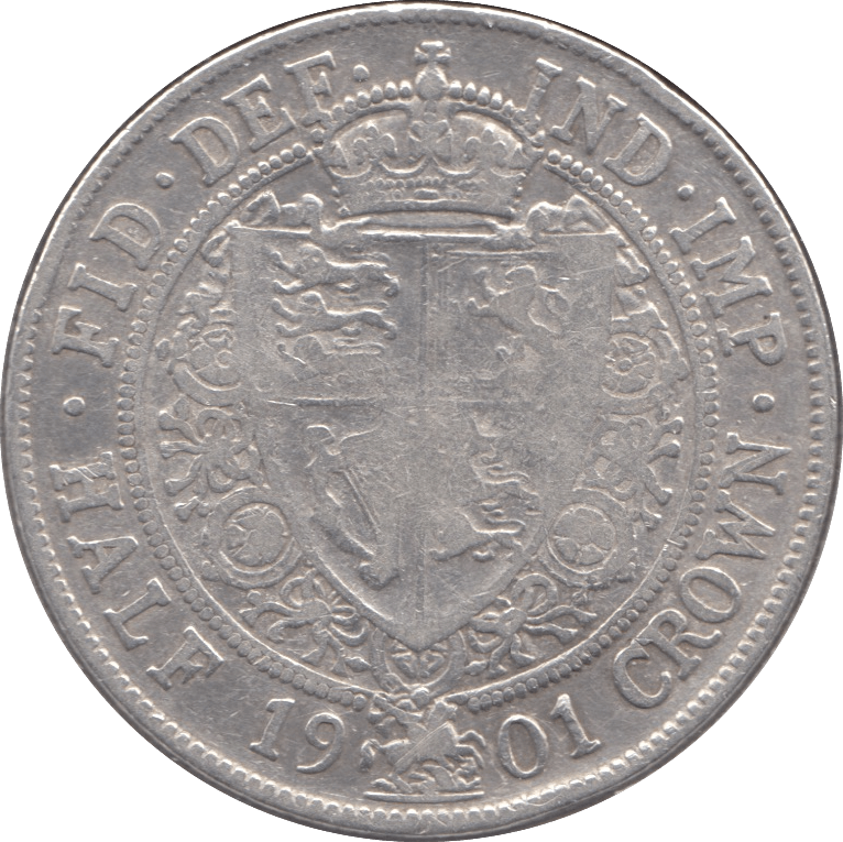 1901 HALFCROWN ( NF ) - HALFCROWN - Cambridgeshire Coins