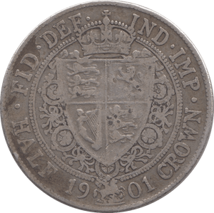 1901 HALFCROWN ( NF ) - HALFCROWN - Cambridgeshire Coins