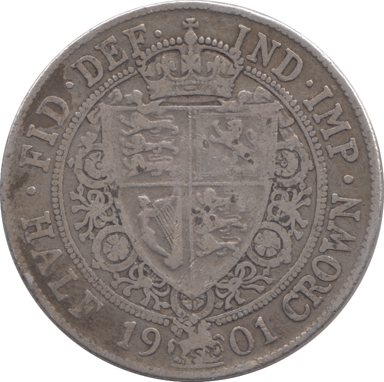 1901 HALFCROWN ( NF ) - HALFCROWN - Cambridgeshire Coins