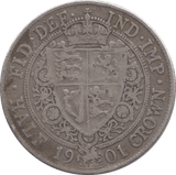 1901 HALFCROWN ( NF ) - HALFCROWN - Cambridgeshire Coins