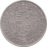 1901 HALFCROWN ( VF ) 6 - Halfcrown - Cambridgeshire Coins