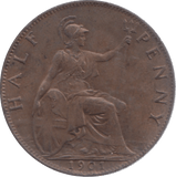 1901 HALFPENNY ( AUNC ) 23 - Halfpenny - Cambridgeshire Coins
