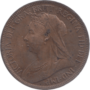 1901 HALFPENNY ( AUNC ) 23 - Halfpenny - Cambridgeshire Coins