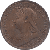 1901 HALFPENNY ( AUNC ) 23 - Halfpenny - Cambridgeshire Coins
