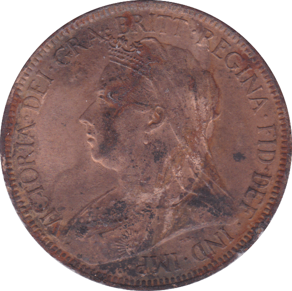 1901 HALFPENNY ( EF ) - Halfpenny - Cambridgeshire Coins