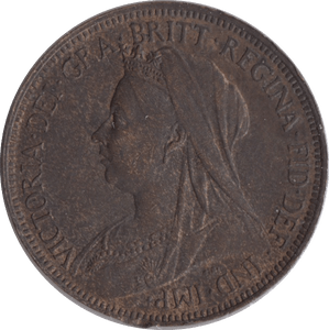 1901 HALFPENNY ( EF ) - Halfpenny - Cambridgeshire Coins