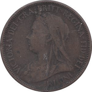1901 HALFPENNY ( FINE ) - Halfpenny - Cambridgeshire Coins