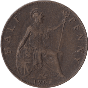 1901 HALFPENNY ( GF ) - Halfpenny - Cambridgeshire Coins