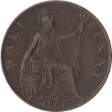 1901 HALFPENNY ( GF ) - Halfpenny - Cambridgeshire Coins