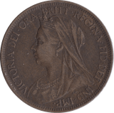 1901 HALFPENNY ( GF ) - Halfpenny - Cambridgeshire Coins