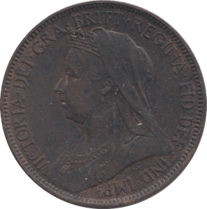1901 HALFPENNY ( GVF ) 9 - Halfpenny - Cambridgeshire Coins