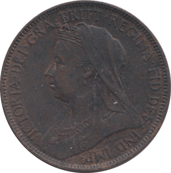 1901 HALFPENNY ( GVF ) 9 - Halfpenny - Cambridgeshire Coins