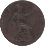 1901 HALFPENNY ( NF ) 23 - Halfpenny - Cambridgeshire Coins