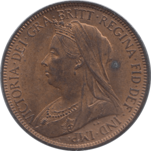 1901 HALFPENNY ( UNC ) 4 - Halfpenny - Cambridgeshire Coins