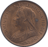 1901 HALFPENNY ( UNC ) 4 - Halfpenny - Cambridgeshire Coins